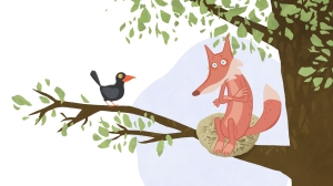 Filmplakat: Die Geschichte vom Fuchs, der den Verstand verlor